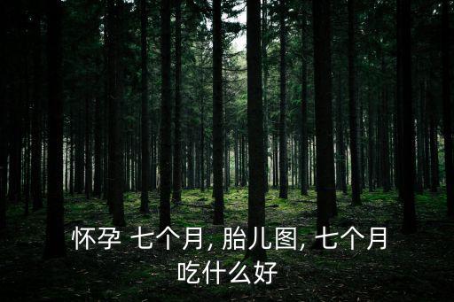  懷孕 七個月, 胎兒圖, 七個月吃什么好