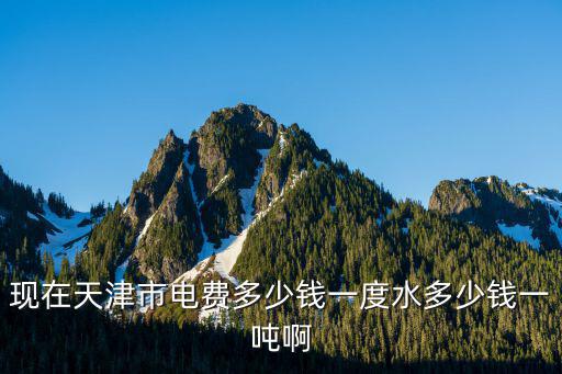 天津市供電收費，天津市現在電價