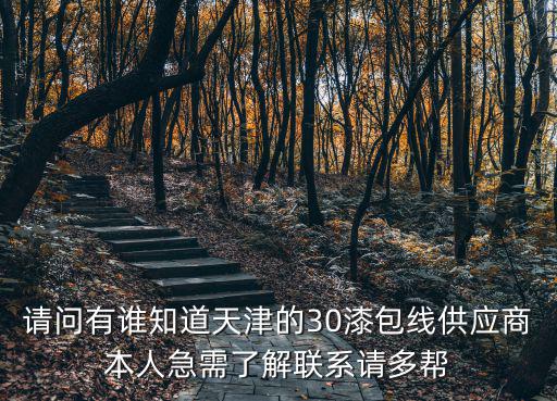 請問有誰知道天津的30漆包線供應商本人急需了解聯系請多幫