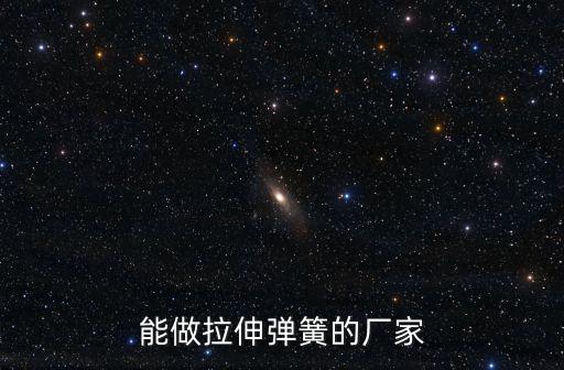 能做拉伸彈簧的廠家