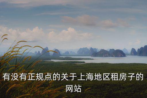 有沒有正規點的關于上海地區租房子的網站