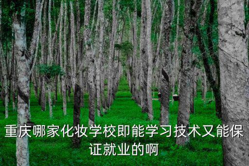 重慶哪家化妝學(xué)校即能學(xué)習(xí)技術(shù)又能保證就業(yè)的啊
