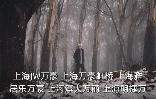 上海虹橋萬(wàn)豪，上海JW萬(wàn)豪 上海萬(wàn)豪虹橋 上海雅居樂(lè)萬(wàn)豪 上海淳大萬(wàn)麗 上海明捷萬(wàn)