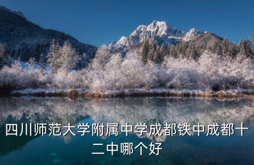 四川師范大學附屬中學成都鐵中成都十二中哪個好