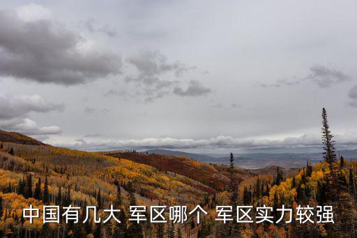 中國有幾大 軍區(qū)哪個 軍區(qū)實力較強