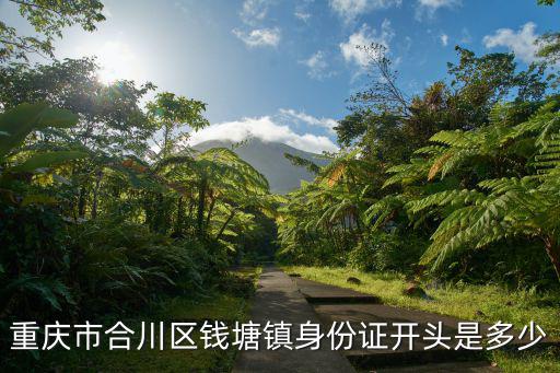 重慶市合川區錢塘鎮身份證開頭是多少
