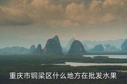 重慶市銅梁區什么地方在批發水果
