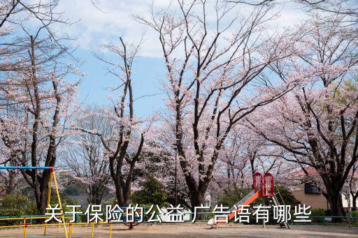 關(guān)于保險的公益 廣告語有哪些