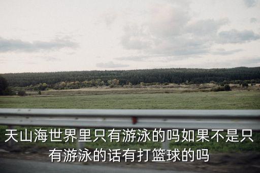天津市天山海世界，天山海世界里只有游泳的嗎如果不是只有游泳的話有打籃球的嗎
