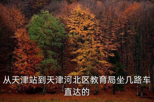 從天津站到天津河北區教育局坐幾路車直達的