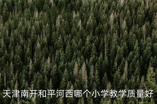 天津市南開中學小學，天津南開和平河西哪個小學教學質量好