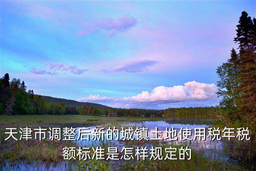 天津市調(diào)整后新的城鎮(zhèn)土地使用稅年稅額標(biāo)準(zhǔn)是怎樣規(guī)定的