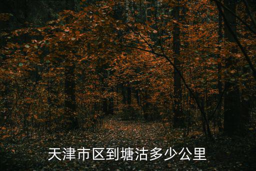 天津市區到塘沽多少公里