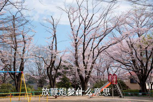 放鞭炮夢什么意思