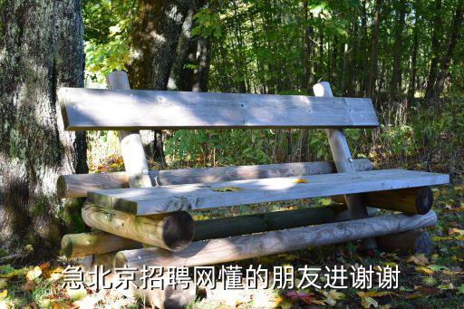 急北京招聘網(wǎng)懂的朋友進(jìn)謝謝