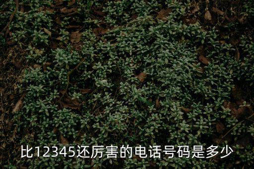 山東省比12345還厲害的電話，有沒有比12345更好的投訴熱線