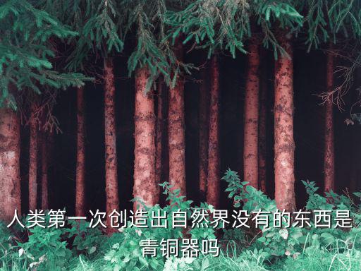 人類第一次創造出自然界沒有的東西是青銅器嗎