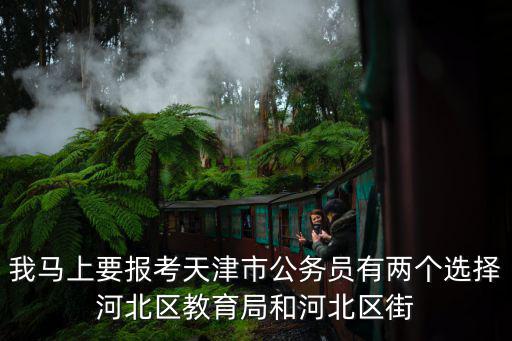 我馬上要報考天津市公務員有兩個選擇河北區教育局和河北區街