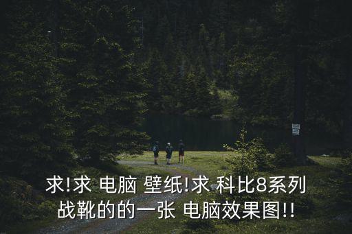 求!求 電腦 壁紙!求 科比8系列戰靴的的一張 電腦效果圖!!