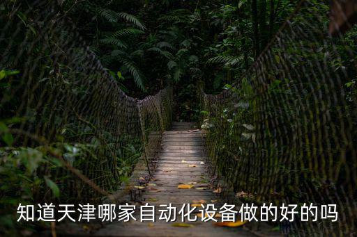 知道天津哪家自動化設備做的好的嗎