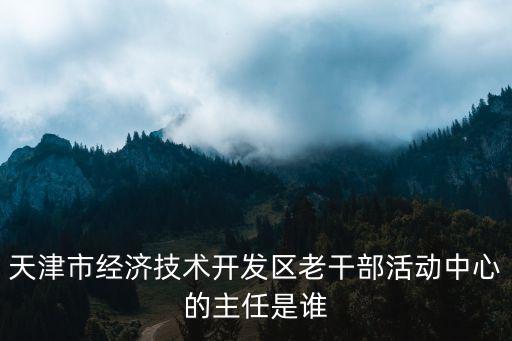 天津市經濟技術開發區老干部活動中心的主任是誰