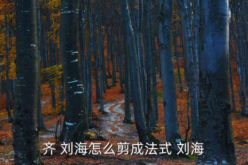 齊 劉海怎么剪成法式 劉海