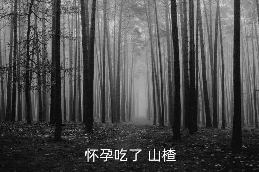  懷孕吃了 山楂