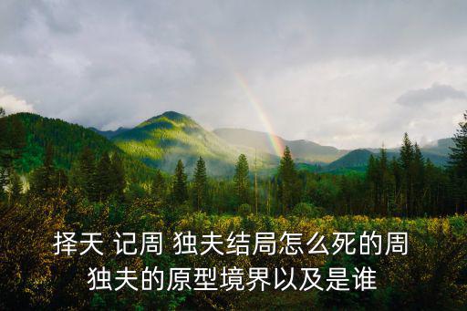 擇天 記周 獨夫結局怎么死的周 獨夫的原型境界以及是誰