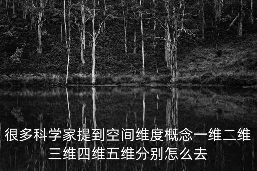 空間維度的概念，空間維度是什么意思