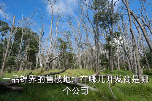 一品錦界的售樓地址在哪兒開發商是哪個公司