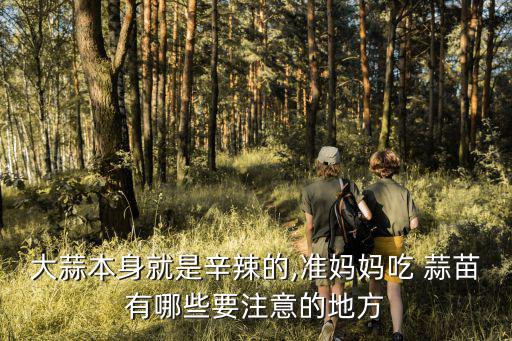大蒜本身就是辛辣的,準媽媽吃 蒜苗有哪些要注意的地方