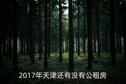 2017年天津還有沒有公租房