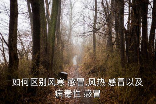 如何區(qū)別風(fēng)寒 感冒,風(fēng)熱 感冒以及病毒性 感冒