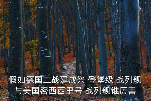 假如德國二戰建成興 登堡級 戰列艦與美國密西西里號 戰列艦誰厲害
