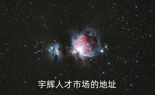 宇輝人才市場的地址