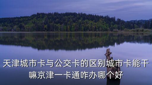天津城市卡與公交卡的區別城市卡能干嘛京津一卡通咋辦哪個好