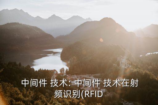 中間件技術,我國正加快對ea中間件技術標準化研究