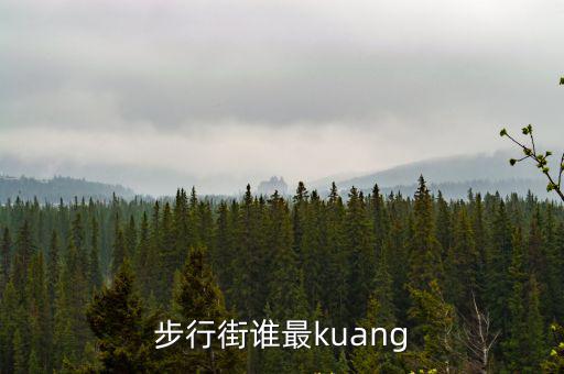 步行街誰最kuang