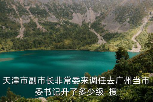 天津市副市長非常委來調任去廣州當市委書記升了多少級  搜