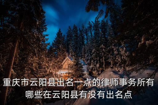重慶市云陽縣刑事大案律師服務(wù)，重慶市云陽縣