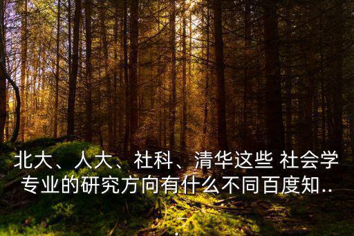 發展社會學,北京大學社會工作專業碩士課程與方向