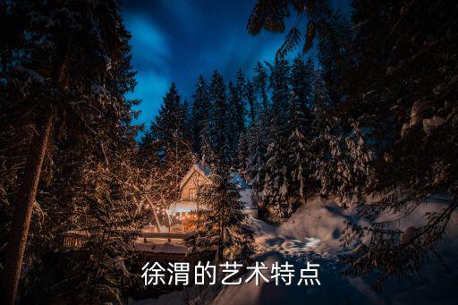 徐渭的藝術(shù)特點