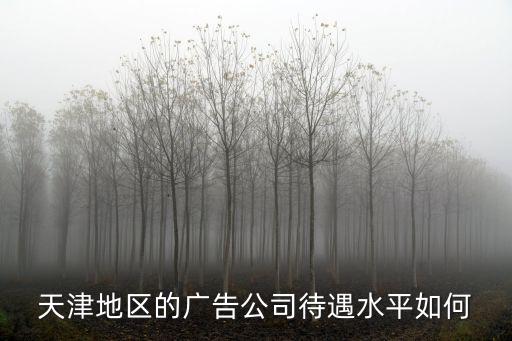 天津地區(qū)的廣告公司待遇水平如何