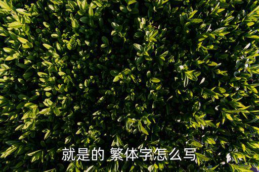 是繁體字,是真的嗎?是繼承詞不是每個漢字都有簡體字和繁體字