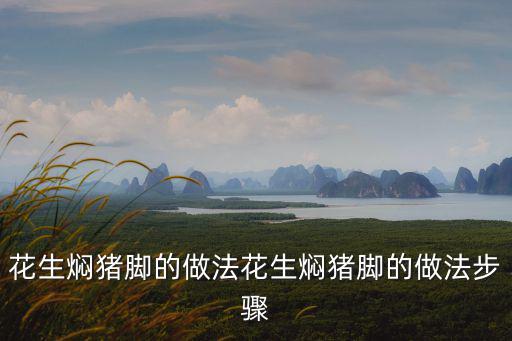 花生燜豬腳的做法花生燜豬腳的做法步驟