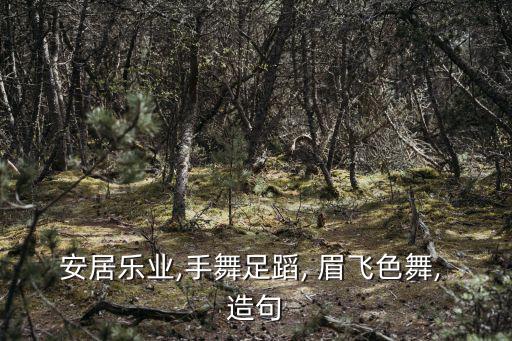 安居樂(lè)業(yè),手舞足蹈, 眉飛色舞, 造句