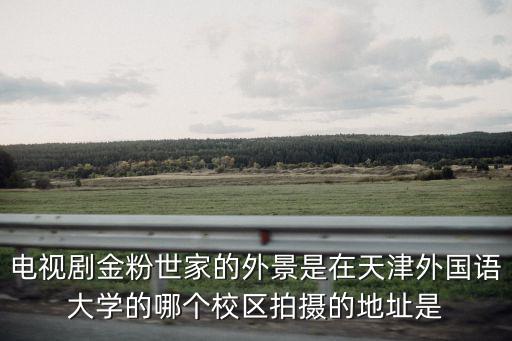天津市河北區(qū)琴江公寓屬于哪個校區(qū)，電視劇金粉世家的外景是在天津外國語大學的哪個校區(qū)拍攝的地址是
