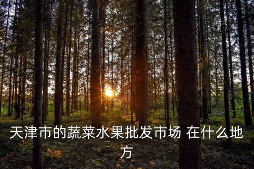 天津市的蔬菜水果批發(fā)市場 在什么地方