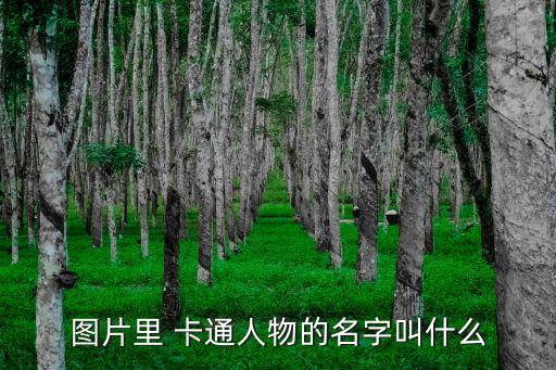 圖片里 卡通人物的名字叫什么