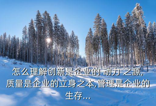 動(dòng)力之源,創(chuàng)新是增加利潤(rùn)途徑也是保持企業(yè)長(zhǎng)期穩(wěn)定發(fā)展護(hù)身符